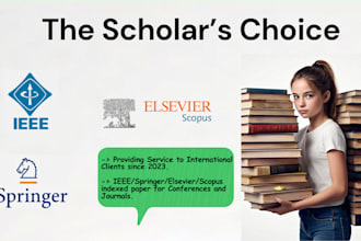 do journal paper so you can publish it to journals