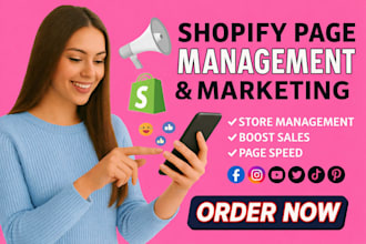 market your shopify store and increase sales fast shopify manager facebook ads