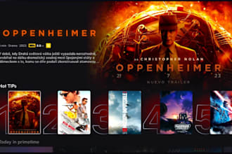 build p2p live tv app, vod, ott app for smart tv and mobile with subscription