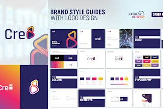 design brand style guides with logo design guidelines and brand book