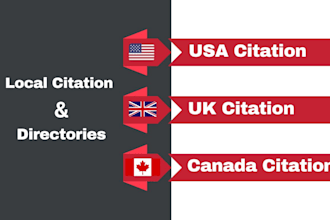 do best local citations and directory submission for USA UK canada