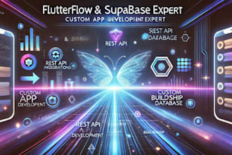 develop app flutterflow buildship rest apis supabase flutter flow app developer