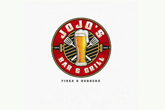design awesome bar and grill logo