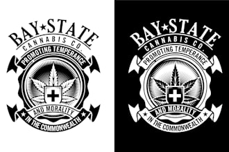 design bay state cannabis co logo