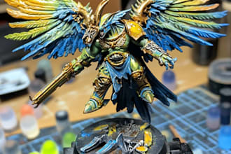 paint your warhammer 40k models using pro miniature painting