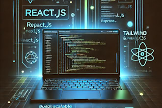create web applications in react js next js tailwindcss and express js