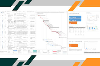 create professional gantt charts, wbs, pert, and evm in ms project