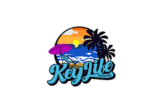 make masterfully unique beach logo design