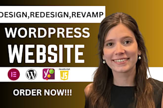 do wordpress website development, design redesign wordpress website