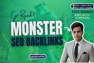 rank fast your website with high da dofollow monster SEO backlinks