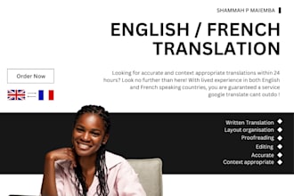 translate your CV from english to french and vice versa