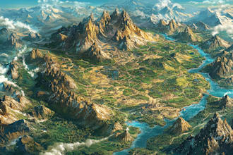 make a high quality fantasy map