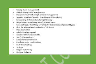 do procurement sourcing scm for electronic industrial safety or any field