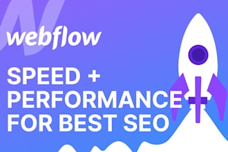 optimize speed and performance for your webflow website
