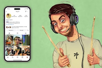 create digital hand drawn illustrated portraits and characters
