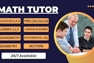be your math tutor for calculus, differential equations and trigonometry