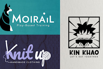 create pictorial logo design for startup, small business