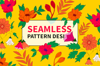 design a modern seamless pattern design