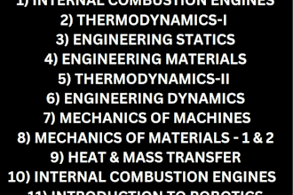 be your online mechanical engineering tutor