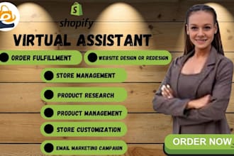 top rated shopify virtual assistant store management, cro, marketing and fb ads