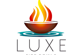 do elegant, pool builders and suppliers fire logo design