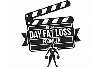 make awesome online fat loss course logo design