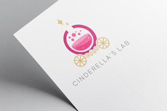 make unique cosmetics and beauty lab logo design