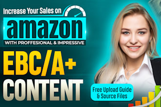design amazon a plus content, amazon ebc and amazon listing images