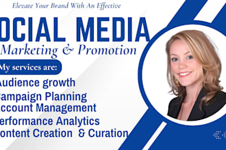 be your strategic digital marketing social medial manager