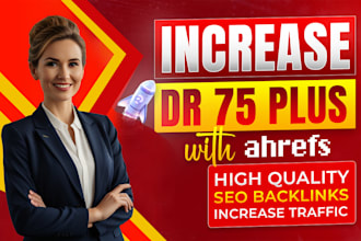 increase domain rating ahrefs DR with white hat seo backlinks