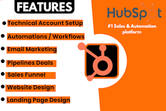 hubspot CRM setup, hubspot onboarding and hubspot automation, workflow website