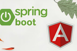 develop java spring boot rest API and angular application