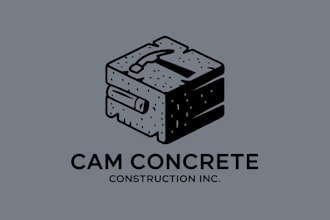 do construction residential commercial industrial logo