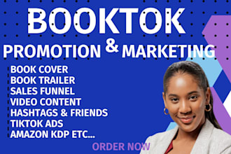 do booktok video, ebook promotion, amazon book promotion KDP on tiktok