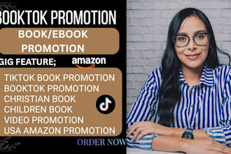 do USA christian, children, romance, booktok video promotion marketing