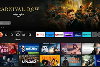 build roku tv app, fire tv, samsung tizen, lg webos, android TV, ott app, iptv