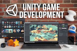 develop 2d and 3d multiplayer game in unity for mobile, web, pc