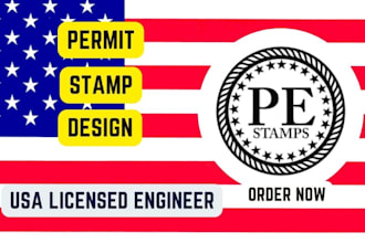 do usa pe stamp city permit floor plan architectural stamp for usa