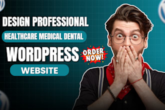 design a stunning healthcare, medical, or dental website