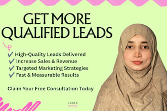 do b2b lead generation and linkedin leads for any industry