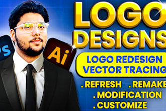 design, redesign, edit, modify, and fix your logo