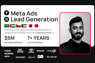 run facebook ads to generate leads for businesses in uae, qatar, ksa and kuwait