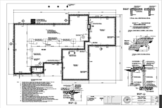 house plan, framing plan, adu, mep drawings for city permit