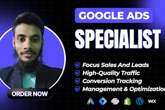 create, manage google ads calls only ads PPC campaign setup and optimize