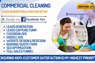 generate commercial cleaning lead house janitorial carpet cleaning booking koala