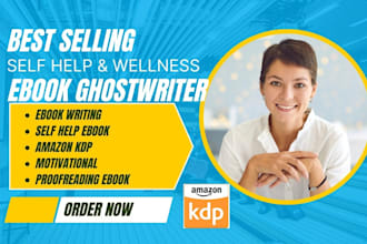 your nonfiction self help motivational fiction KDP ebook ghostwriter or editor