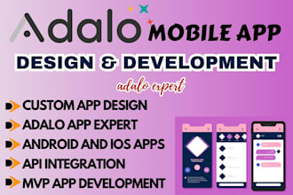 adalo developer, adalo mvp adalo marketplace expert, membership app creator