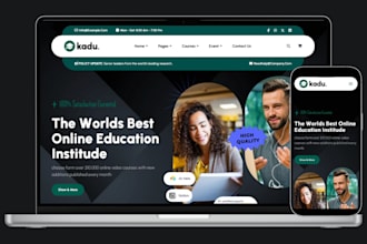 education website, lms educational website, online course, lms elearning website