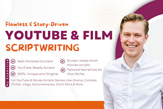 research youtube short video scripts write true crime nba NFL movie script