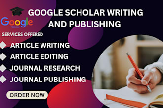 write, backdate and publish article in google scholar reviewed indexed journal